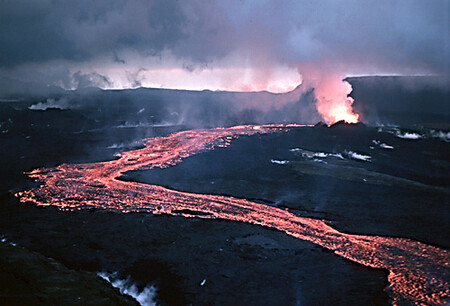 Lava Flow At Krafla 1984